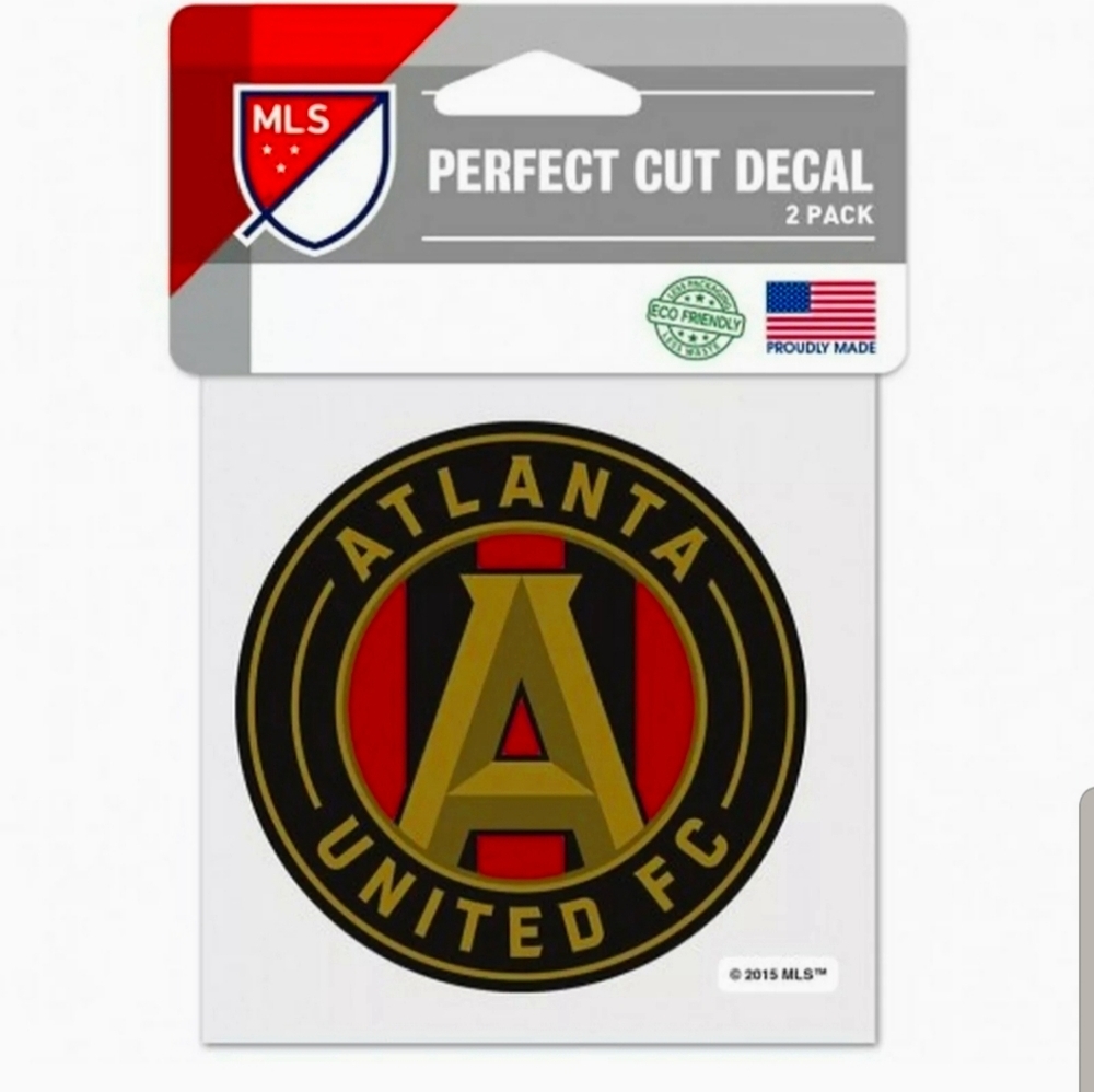 New Atlanta United Soccer Small Wincraft car Decal